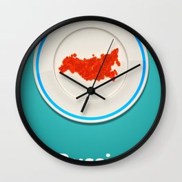 Food: Russia Wall Clock