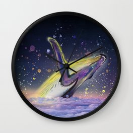 Whale Paradise Wall Clock