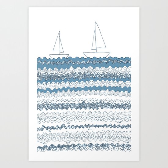 Sea Art Print