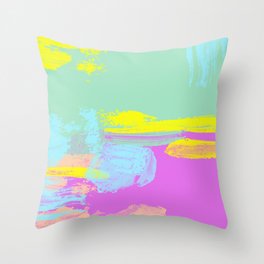 Abstract island  Throw Pillow