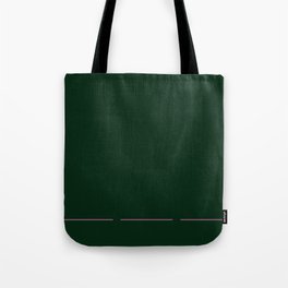 Forest Green Print Tote Bag