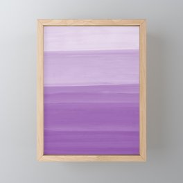 Touching Purple Watercolor Abstract #1 #painting #decor #art #society6 Framed Mini Art Print