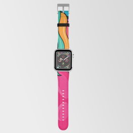 Cute Unicorn Holding A Red Heart – Valentine's Day Gift Apple Watch Band