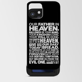 Matthew 6:9-13 Our Father in Heaven iPhone Card Case