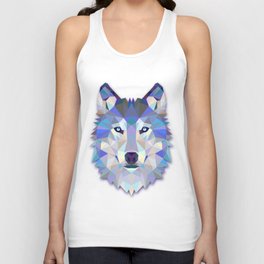 Colorful Wolf Unisex Tank Top