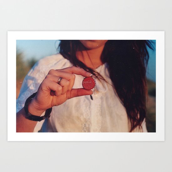 bottle top Art Print
