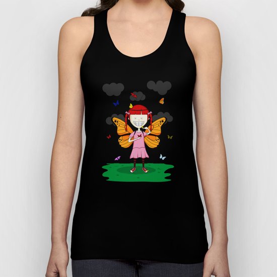 i heart butterflies Unisex Tank Top
