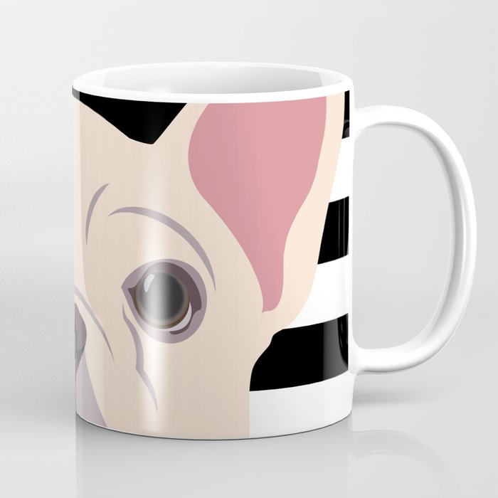 Peeking Frenchie Coffee Mug