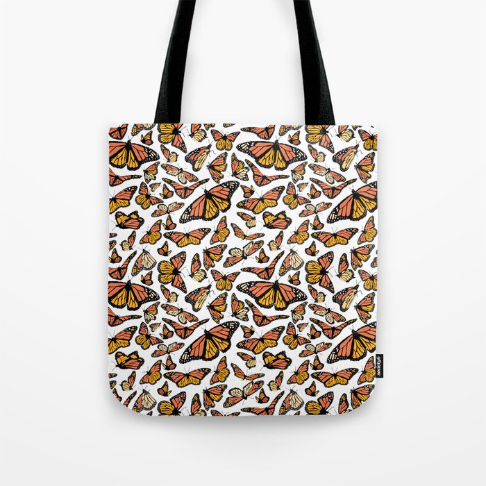 Monarchs in Flight Tote Bag by southerlydesign | Society6