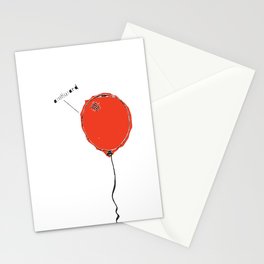 Awkward Balloon Stationery Cards
