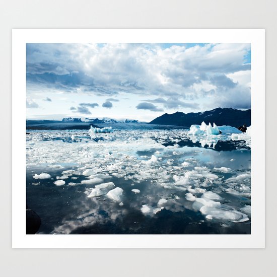 Glacier Art Print