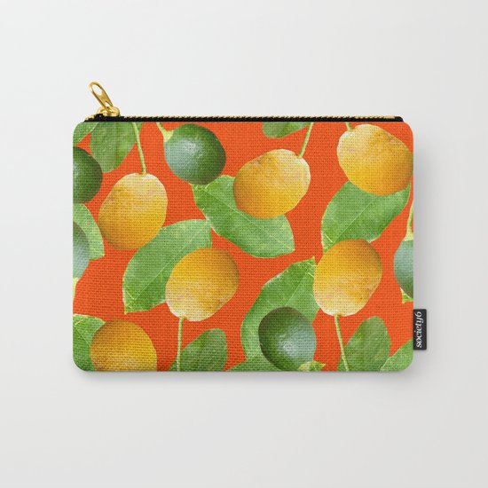 Lemons and Limes Carry-All Pouch