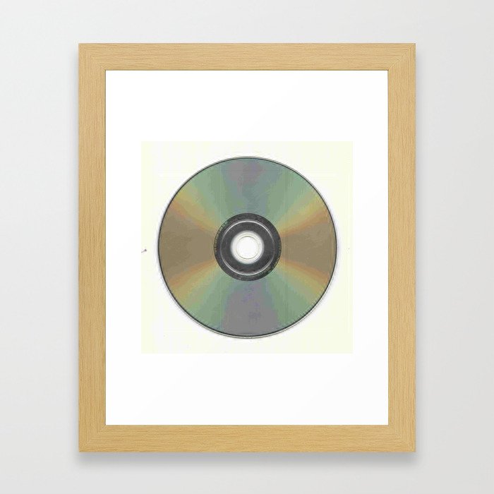 The Compact Disc Framed Art Print