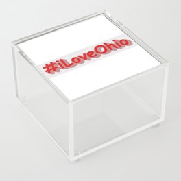 "#iLoveOhio " Cute Design. Buy Now Acrylic Box