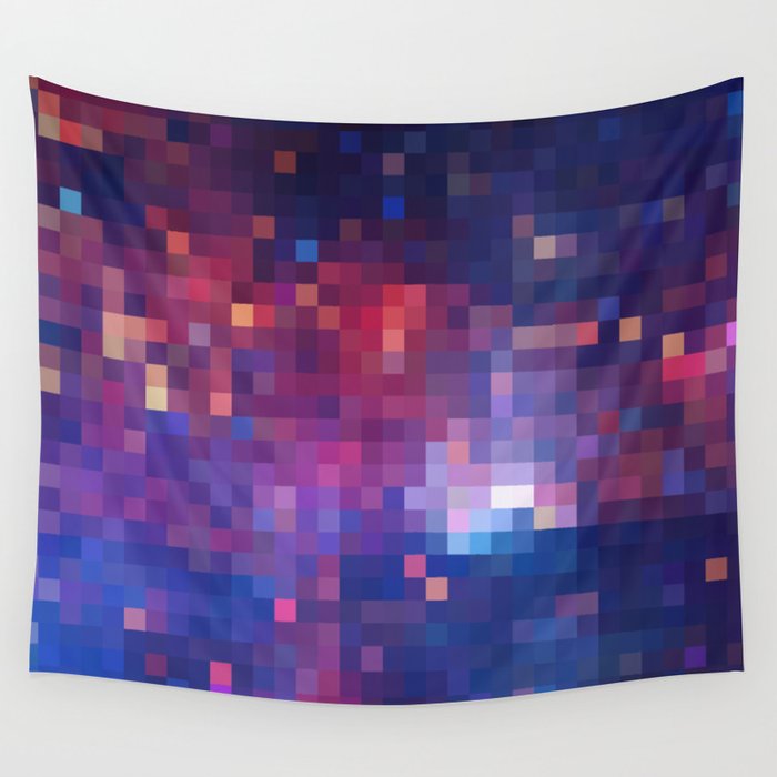 Galactic Squares #1 Wall Tapestry