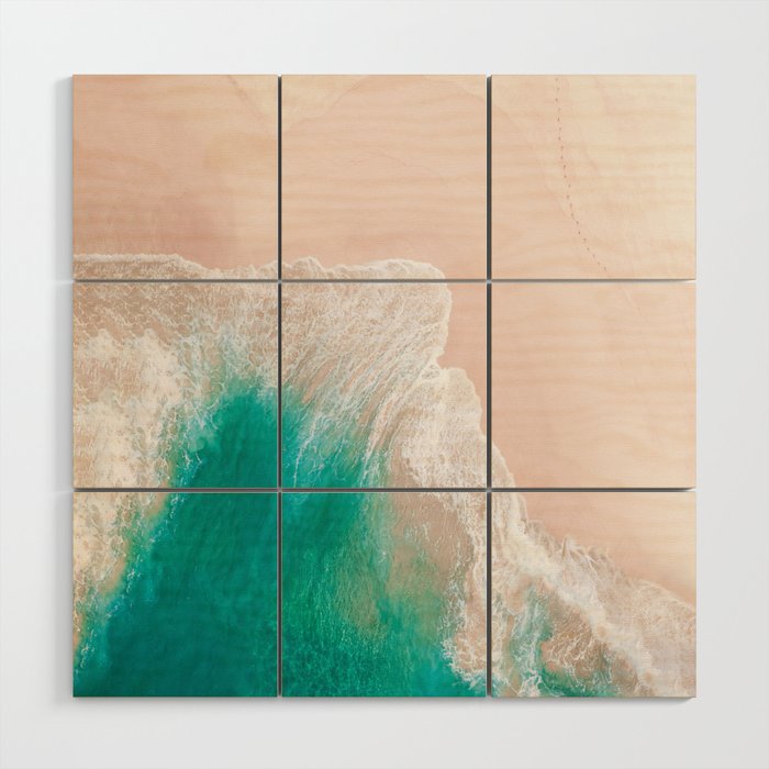 Wallpaper Beachy Wood Wall Art By Nowyousea Society6 Desktop Wallpaper Free