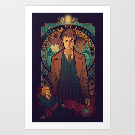 Allons-y! Art Print