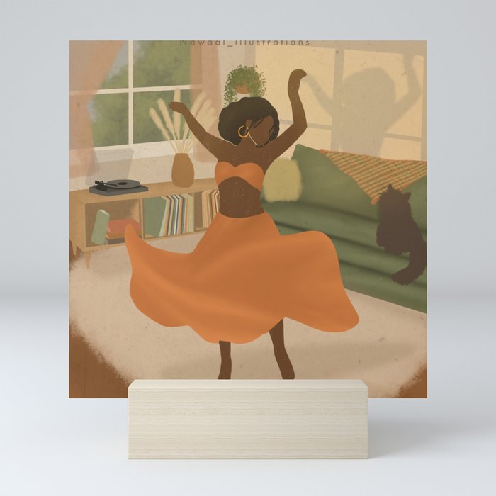 Dance party Mini Art Print