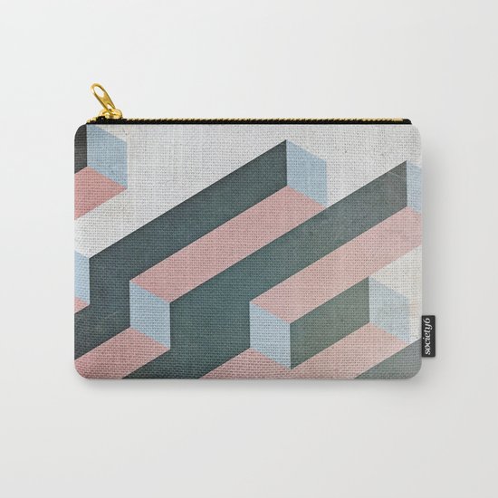 Linear Geometry Carry-All Pouch