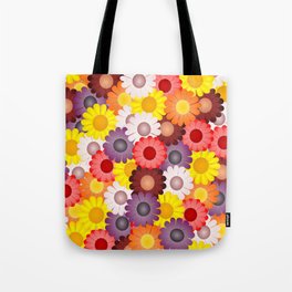 Colorful Daisies Tote Bag