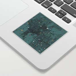 TAMPA - us city map in terrazzo style Sticker