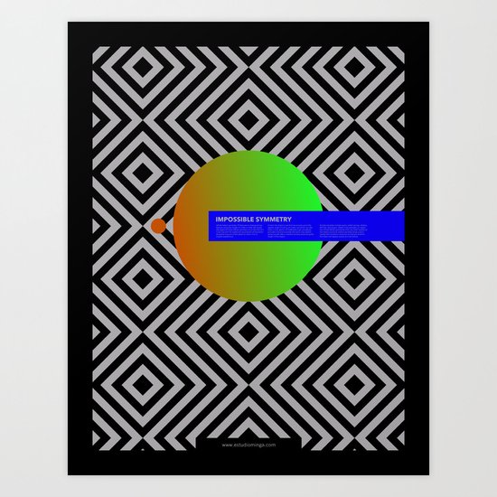Impossible Symmetry - Circle Art Print