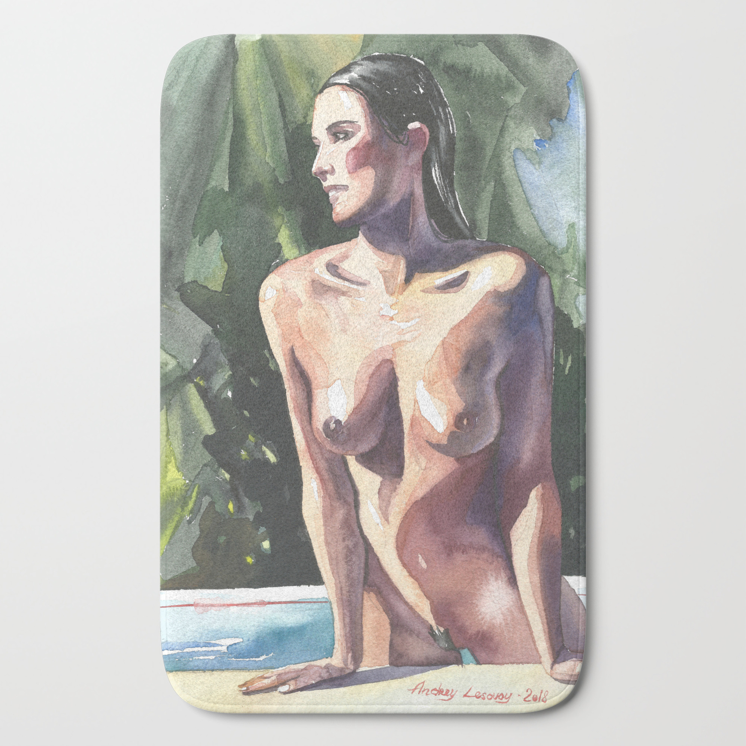 pool Bath Mat by Lesovoy Andrey pic