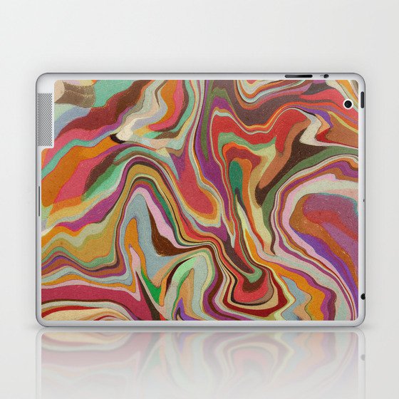 Colorful Liquid Swirl Laptop & iPad Skin