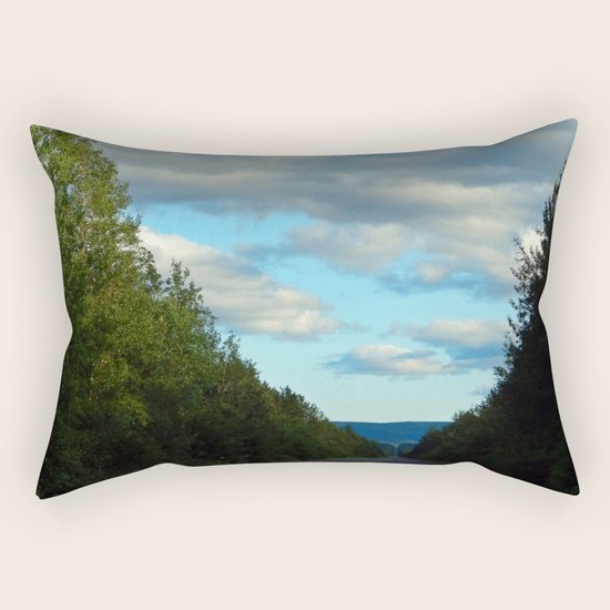 Mountain Road Rectangular Pillow