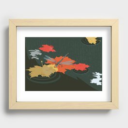 Autumn Rain Recessed Framed Print