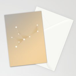 Abstract Virgo Zodiac Constellation Stationery Cards