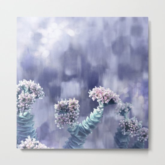 Pastel vibes floral II Metal Print