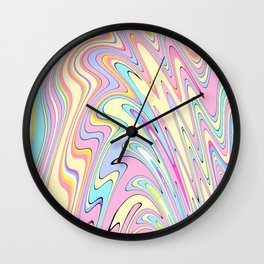 Psychedelic Texture Wall Clock