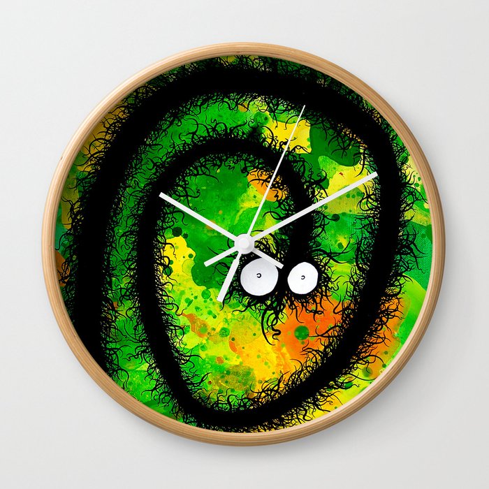 The Creatures From The Drain painting 40 Wall Clock