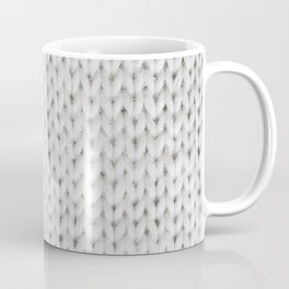 white Knitted Mug
