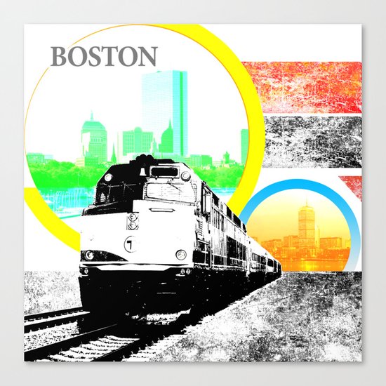 Locals Only - Boston Canvas Print