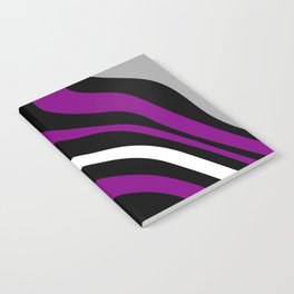 Asexual Abstract Waves Notebook
