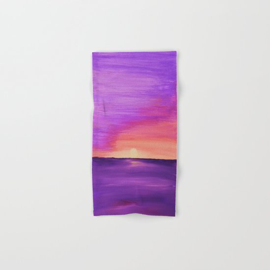 Purple Sunset Hand & Bath Towel