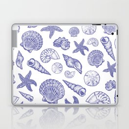 Veri Peri Periwinkle Seashells Laptop Skin