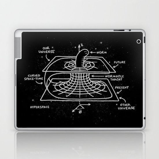 Cosmic Wormhole Laptop & iPad Skin