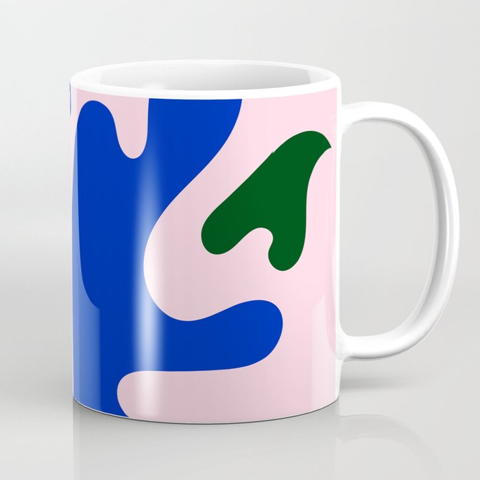 8 Henri Matisse Inspired 220527 Abstract Shapes Organic Valourine Original Coffee Mug