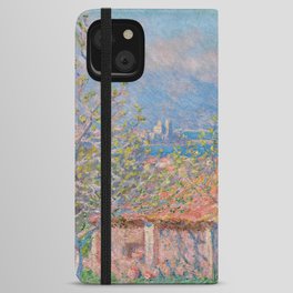 Claude Monet - Gardener's House at Antibes iPhone Wallet Case