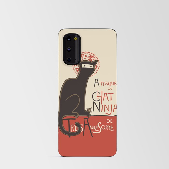 A French Ninja Cat (Le Chat Ninja) Android Card Case