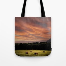Through The Hills  Tote Bag