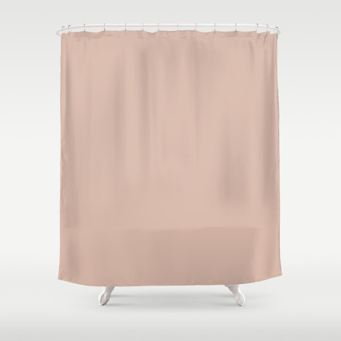 Tan-Pink Apatite Shower Curtain