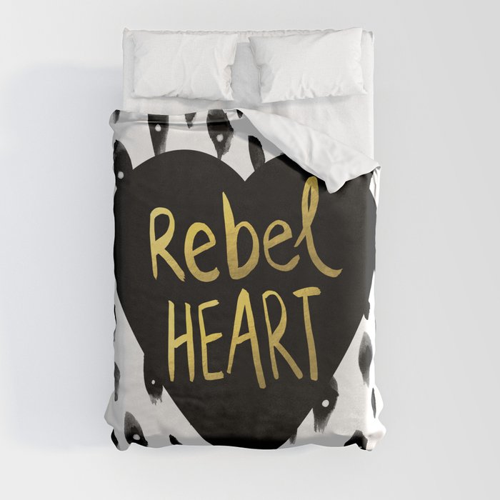Rebel Heart Duvet Cover