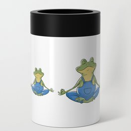 yoga frog Can Cooler