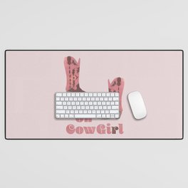 Ride on Cowgirl -  Boots Cowboy Desk Mat
