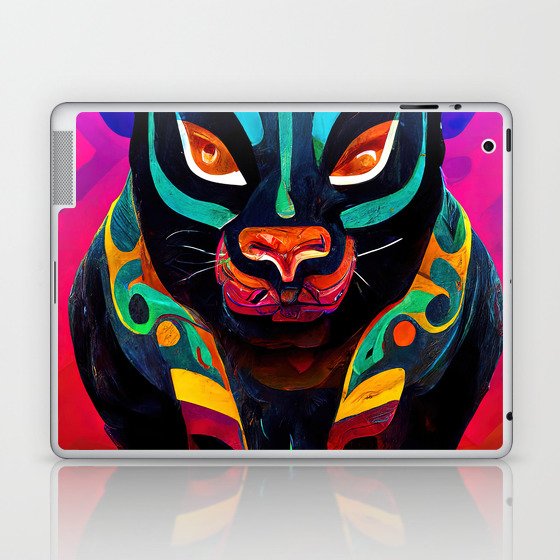 Mayan Panther Laptop & iPad Skin