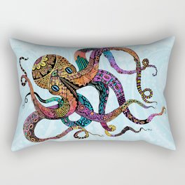 Electric Octopus Rectangular Pillow